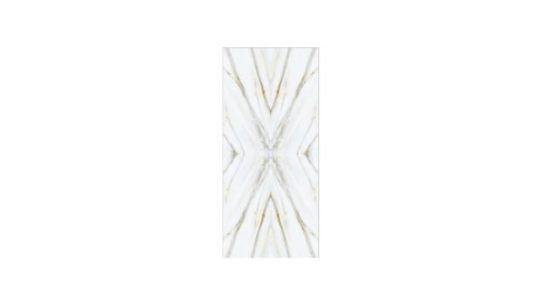 PVC Marble Sheet (Golden White Book Match) - Image 2