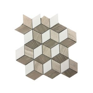 Cubes Hexagon Beage