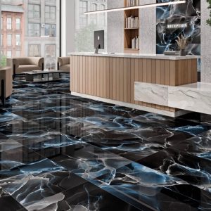Storm Polaris Black Porcelain Tile