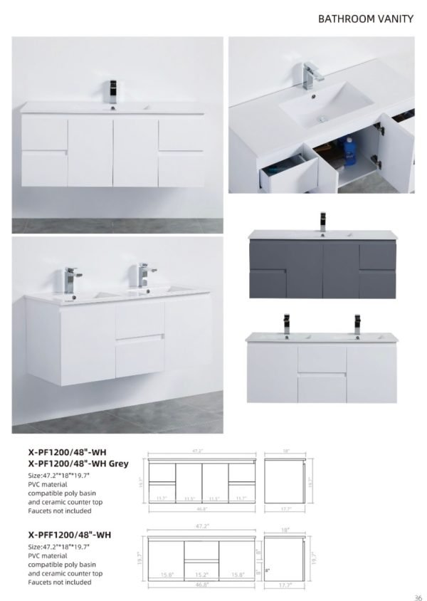 Vanity X-PF (WH) - Image 5