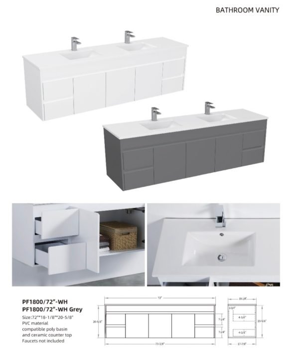 Vanity X-PF (WH) - Image 7
