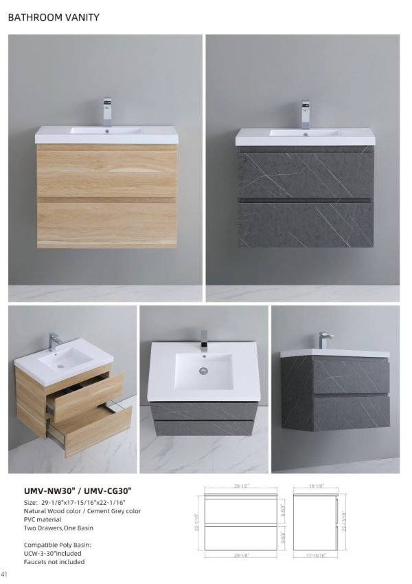 Vanity UMV-NW /UMV-CG - Image 3