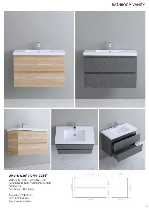 Vanity UMV-NW /UMV-CG - Image 4