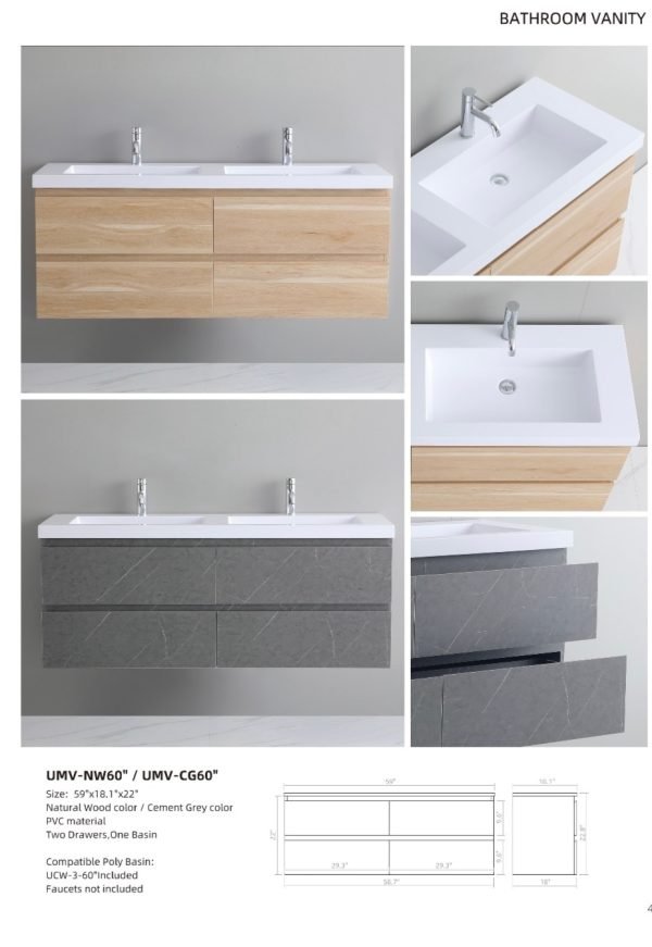 Vanity UMV-NW /UMV-CG - Image 6