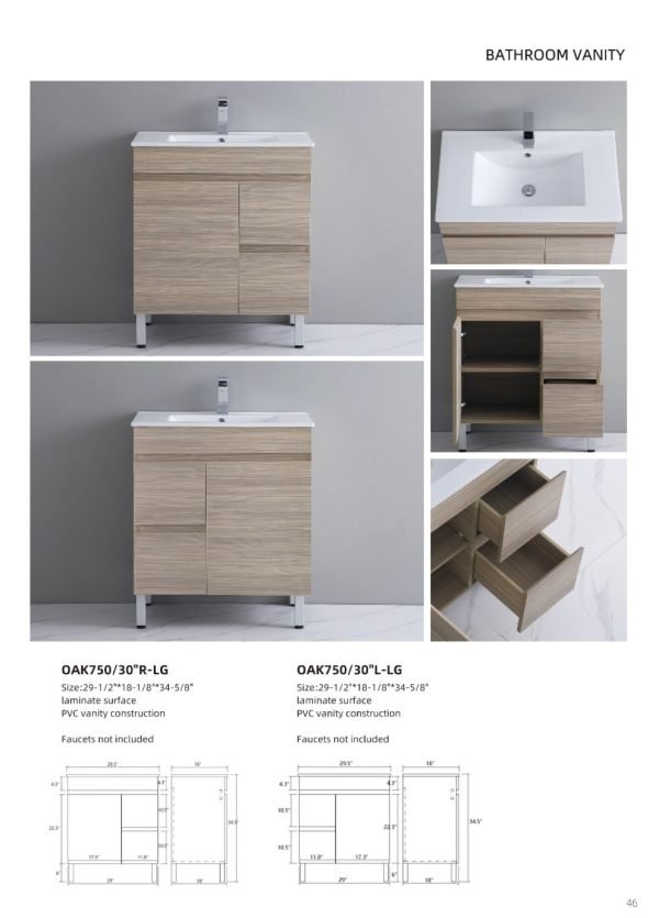 Vanity oak (LG) - Image 2
