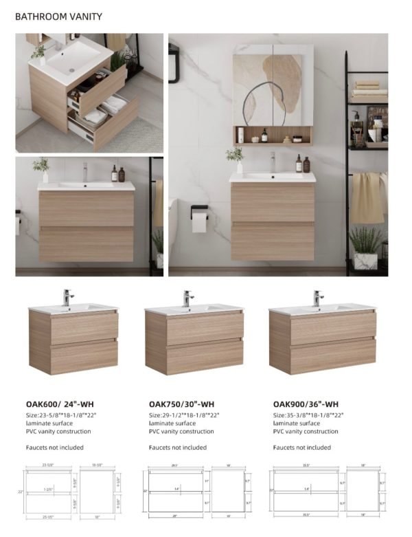 Vanity Oak (WH) - Image 2